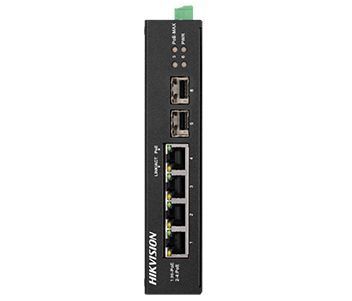 4-портовий некерований POE комутатор Hikvision DS-3T0506HP-E / HS, 4&times;1000 Мбіт / с RJ45 (1 Hi-PoE) + 2&times;1000 Мбіт / с SFP YT23791 фото