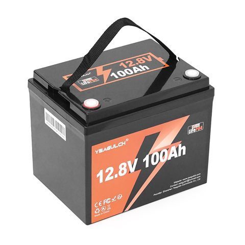 Акумуляторна батарея YEAGULCH Mini Max LiFePO4 12,8V 100Ah 1280Wh, BMS-100A, ( 299 x 193 x 200) , M8, 12.9kg Q1 YT45660 фото