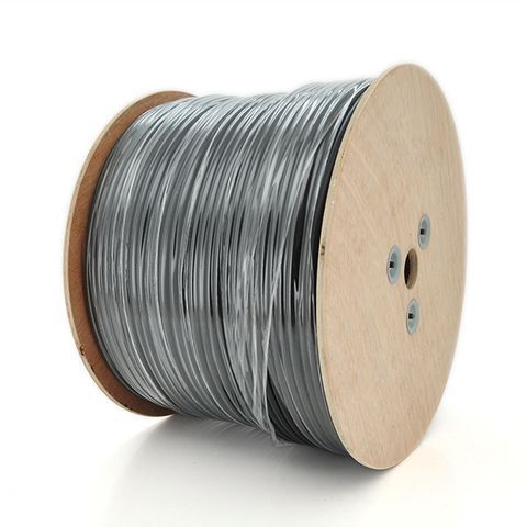 Кабель волоконно-оптичний PiPo FTTH 1-волоконний GJYXCFH-1B6a+M, плоский з допустимим розтягуючим зусиллям 1,0 кН, бухта 1км YT31425 фото