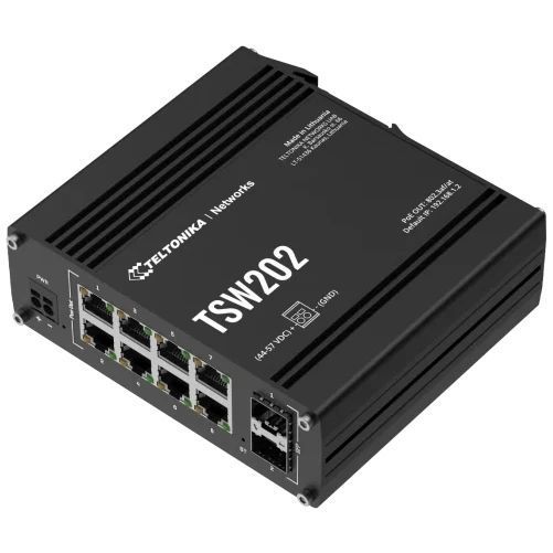 Комутатор керований Teltonika TSW202 PoE+ на 8 портів VT99-10026541 фото